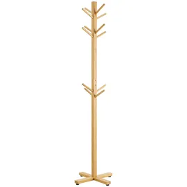 [en.casa] Garderobenständer Jämsä 176 x 38 x 38 cm Beige