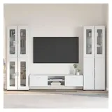 vidaXL TV-Schrankset mit Schubladen FLORIN 3 pcs Weiß Holzwerkstoff