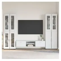 vidaXL TV-Schrankset mit Schubladen FLORIN 3 pcs Weiß Holzwerkstoff
