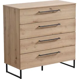 Home Affaire Schlafzimmer-Set HOME AFFAIRE "Sardinia", braun (artisan eiche), B/H: 160cm x 200cm, Schlafzimmermöbel-Sets, aus FSC-zertifiziertem Holzwerkstoff, Made in Europe