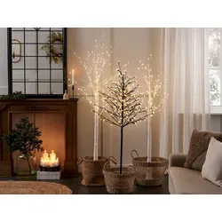 Outdoor Weihnachtsbeleuchtung LED schwarz Tannenbaum 150 cm IKOLA