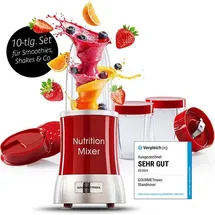 GOURMETmaxx Nutrition Mixer Deluxe rot