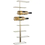 Present Time Weinregal 81 x 10 x 32,5 cm Gold