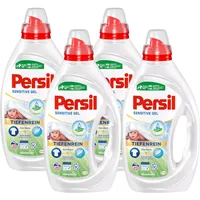 Persil Sensitive Gel Aloe Vera Flüssigwaschmittel für Allergiker & Babys 4x20 WL