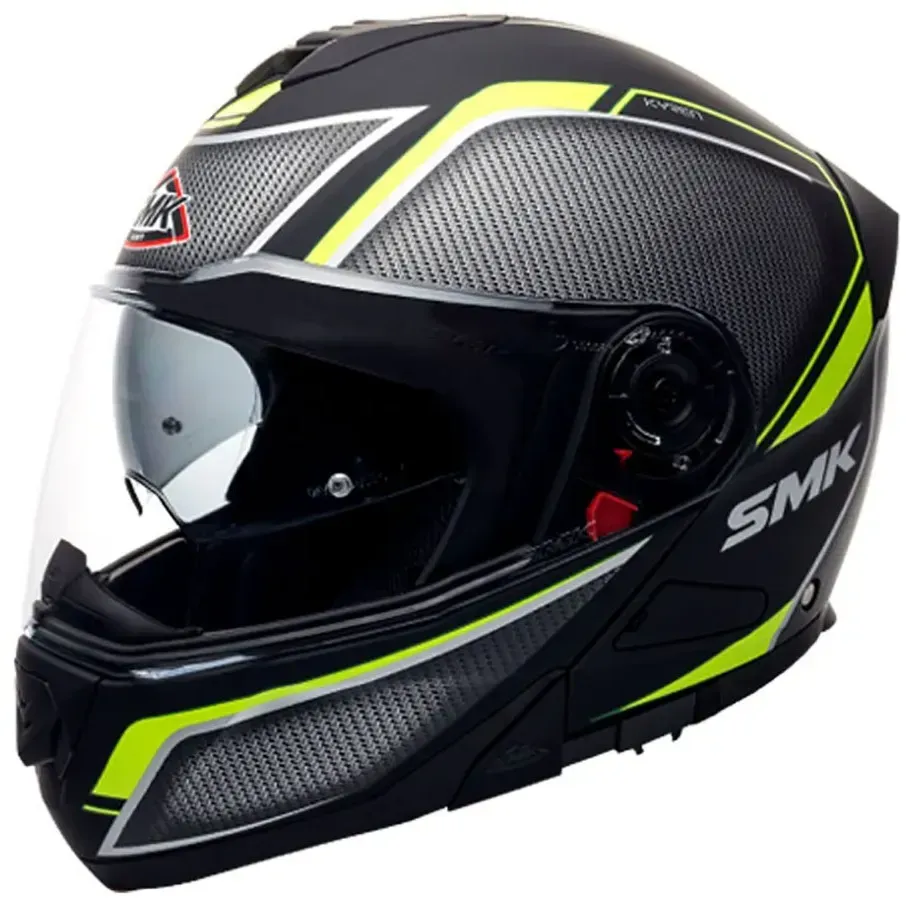 Smk Glide Kyren Modularhelm - Black / Yellow - S