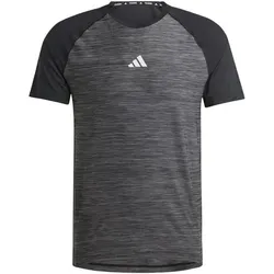 ADIDAS Herren Shirt Gym+ Training 3-Streifen, BLCKME, M