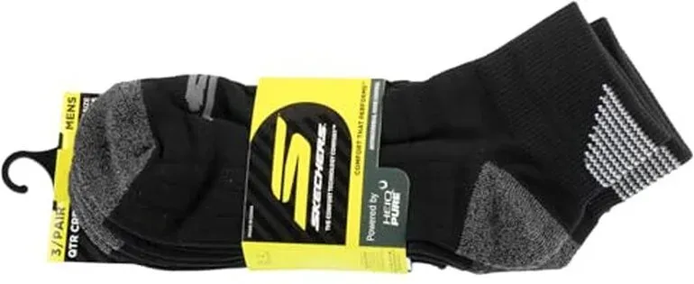 Skechers 3er-Pack Herren 1/2 Terry Viertel-Socken 41-46