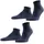 Falke Herren Socken 2er Pack Happy Sneakersocken Baumwolle Dunkelblau 39-42
