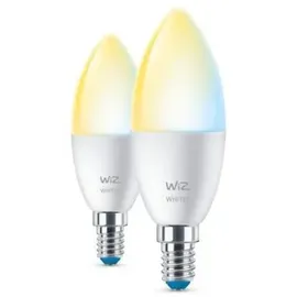 WIZ 40W E14 Kerzenform Tunable White Doppelpack