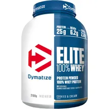 Dymatize Elite 100% Whey Protein Cookies & Cream Pulver 2100 g