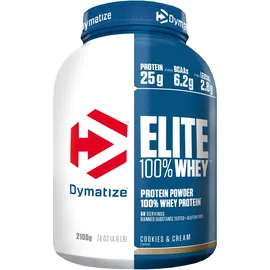 Dymatize Elite 100% Whey Protein Cookies & Cream Pulver 2100 g