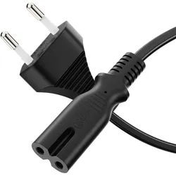 Sonero IEC C7 Netzkabel Eurostecker 3m schwarz