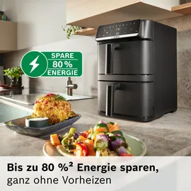 Bosch Serie 6 Heißluftfritteuse MAFD661B0 Schwarz 12 l
