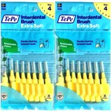 2x TePe Original Interdentalbürsten 0,7mm hellgelb extra weich 2x 8 Zahnzwischen
