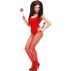 Halloween Kostüm Accessoires Teufel Satansbraut 4-Teilig - OS