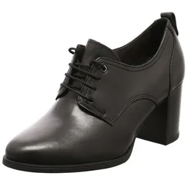 TAMARIS Damen Trotteur Leder Blockabsatz bequem; Black, EU 38 - 38 EU