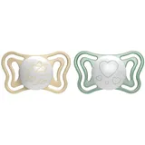 Chicco Beruhigungssauger Light Lumi, 2 Stück, 2-6 m