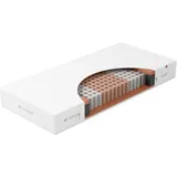 verapur Ortho Plus Taschenfederkernmatratze, H4-90 x 200 cm, 7-Zonen Matratze, Tonnentaschenfederkernmatratze, waschbarer Bezug, Öko-Tex, 23 cm hoch