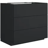 neoro n50 Unterschrank B: 80 cm mit 3 Auszügen, BN0452BM,