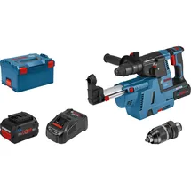 Bosch GBH 18V-26 F Professional inkl. 2 x 5,5 Ah + Staubabsaugsystem + L-Boxx 061191000G