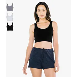 American Apparel - Damen Cotton Spandex Tank Crop Top