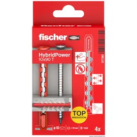 Fischer HybridPower Dübelset 90 mm 4 Stück