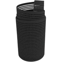 zaun|zu® Sichtschutzstreifen 2,55 m Anthrazit Metall 2 St.