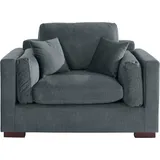 Home Affaire Loveseat »Fresh Pond Sessel«, weicher Sitzkomfort, incl. Zierkissen, B/T/H: 140/96/95 cm