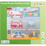 Vedes SpielMaus Holz Sound Holzpuzzle Straßenverkehr
