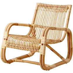 Cane-line - Curve Loungesessel Indoor, natur