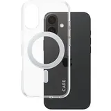 Panzer Glass iPhone 16 Silikon Case Transparent silber