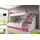 JV Möbel Etagen Bett Kinderzimmer Betten Hochbett Doppelstockbett Hochglanz Möbel Rosa
