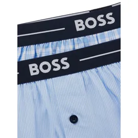 Boss Ew Boxershorts 2 Einheiten Open Blue XL