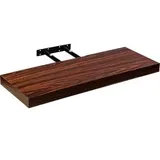 Stilista Wandregal Volato 60 x 3,8 x 23,5 cm Dunkelbraun