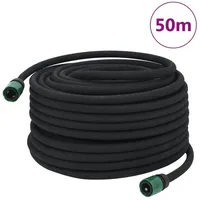 vidaXL Tropfschlauch 50 m Schwarz