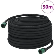 vidaXL Tropfschlauch 50 m Schwarz