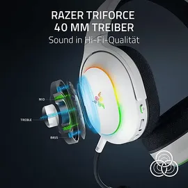 Razer Barracuda X Chroma, Over-ear Gaming Headset Weiß