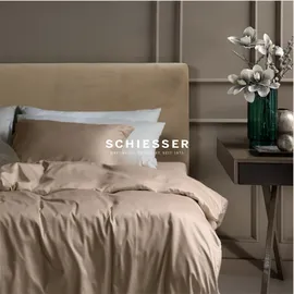SCHIESSER Ella Uni Cappuccino 135 x 200 cm + 80 x 80 cm