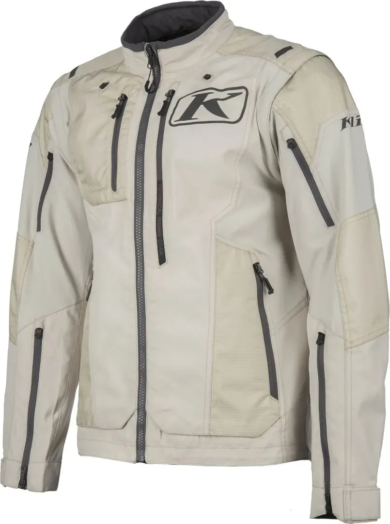 Klim Dakar Motorrad Textiljacke, beige, Größe 2XL für Männer