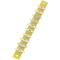 TRU Components Lötleiste einreihig Polzahl Gesamt 10 Epoxyd (L