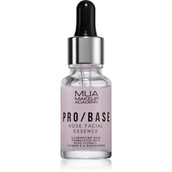 MUA Makeup Academy PRO/BASE Rose Make-up Primer zum Aufklaren der Haut mit dem Extrakt der Hunds-Rose 15 ml