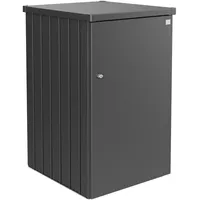 Biohort Mülltonnenbox Alex 3 80 x 88 x 129 cm dunkelgrau/metallic