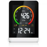 Brandson CO2 Messgerät mit Luftqualitätssensor, Kohlendioxid, Warnmelder, präzise Anzeige, für Wohnräume