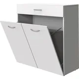 WIMEX Kombikommode 80 x 98 x 40 cm Weiß
