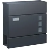 BASI BK 380M Anthrazit Matt inkl. Zeitungsfach