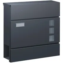 BASI BK 380M Anthrazit Matt inkl. Zeitungsfach