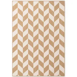 Ted Baker Terrick Wendeteppich", beige Jute weiß), B:200cm H:8mm L:300cm, Polypropylen, Teppiche, Teppich, Designteppich, Wetterfest, Pflegeleicht, Modern, Wohnzimmer, Terrasse