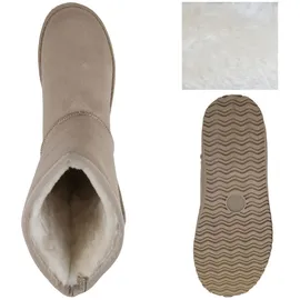 VAN HILL Schlupfstiefel Damen Khaki 40