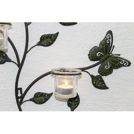 DanDiBo Ambiente Teelichtglas 12120 Metall Braun