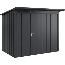 hörmann stauraumsysteme Juno Gerätehaus 2,62 x 1,66 m Anthrazitgrau